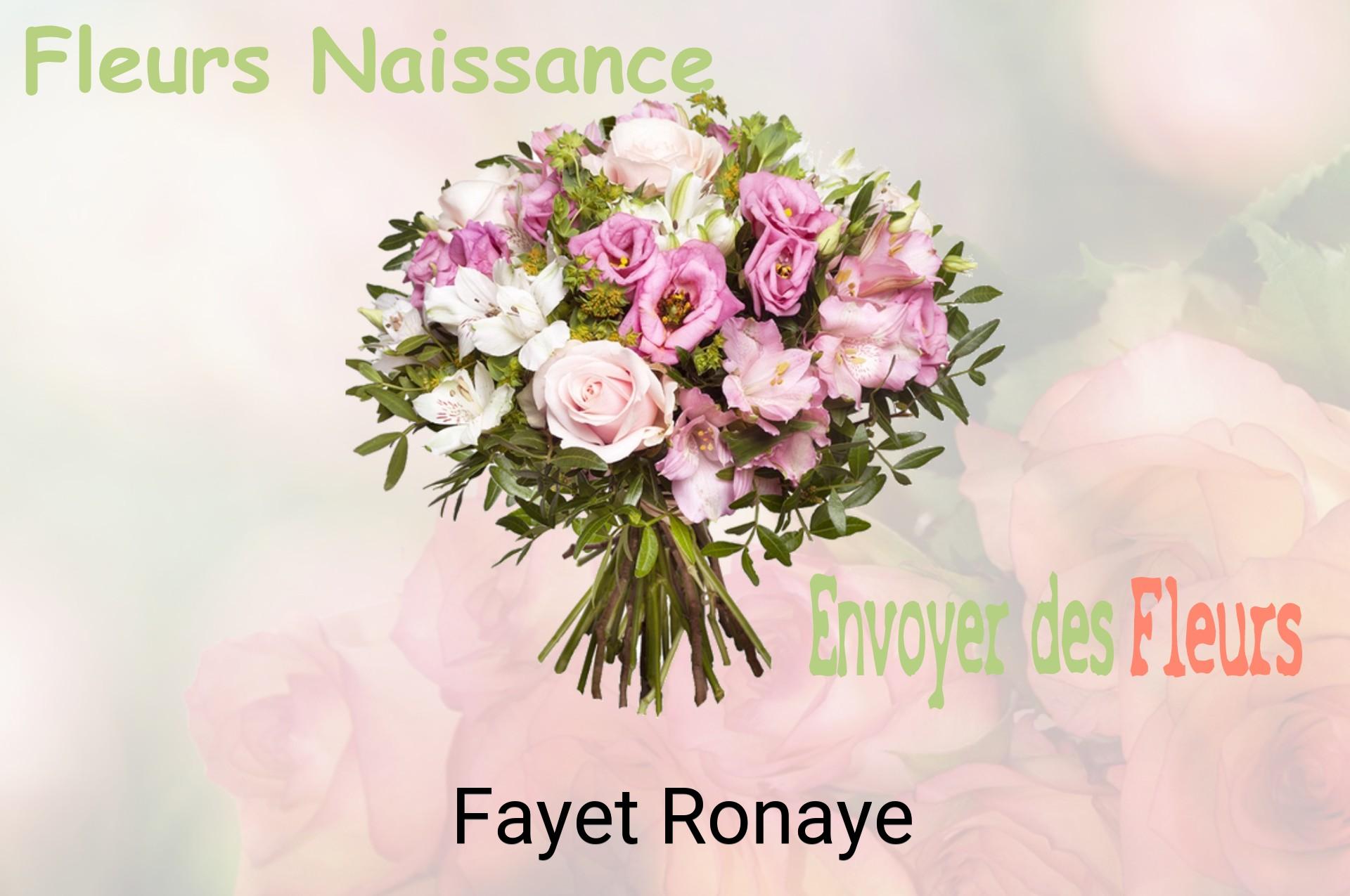 Bouquet de fleurs de naissance livré à Fayet-Ronaye