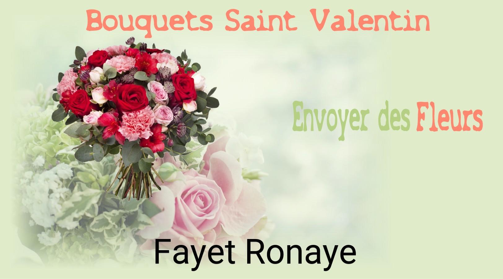 Roses de Saint-Valentin livrées à Fayet-Ronaye